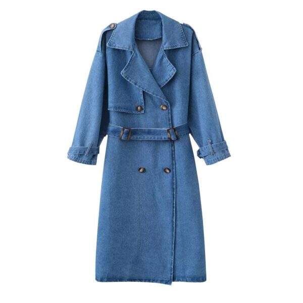 Trench coat en denim – Image 5